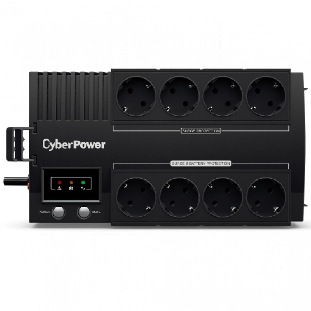 ИБП CyberPower BS650E, 650ВА/390Вт, линейно-интерактивный, 8 розеток