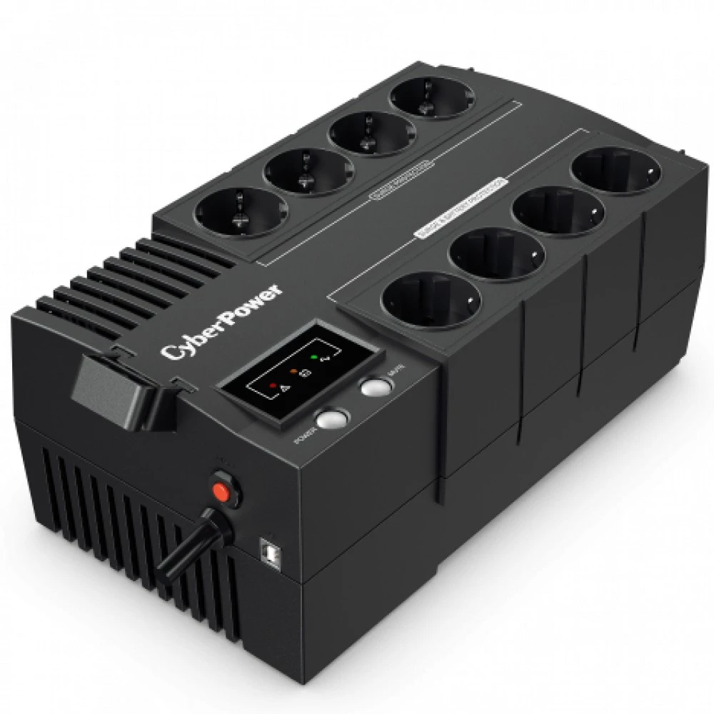 ИБП CyberPower BS650E, 650ВА/390Вт, линейно-интерактивный, 8 розеток — 2