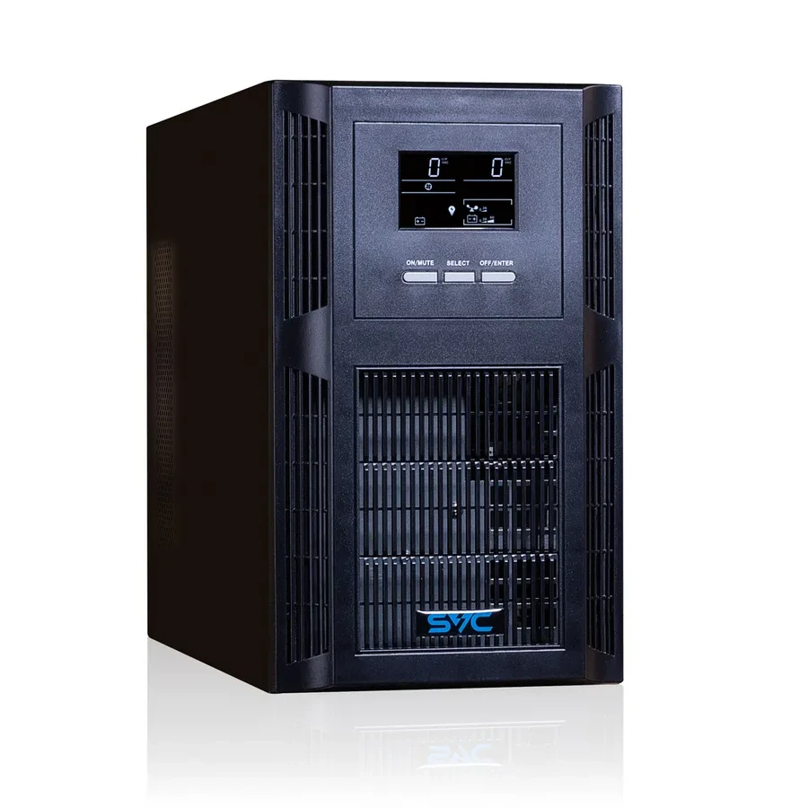 ИБП SVC PT-3K-LCD, 3000ВА/3000Вт, Online, LCD, USB, RS-232, SMART