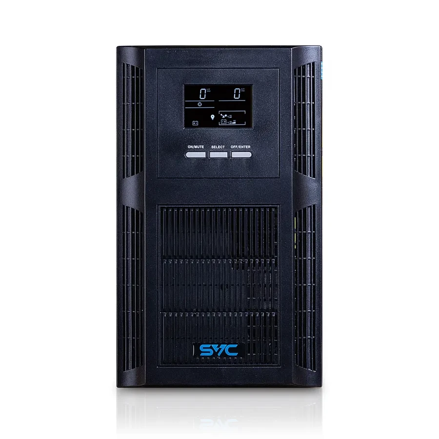 ИБП SVC PT-3K-LCD, 3000ВА/3000Вт, Online, LCD, USB, RS-232, SMART — 2