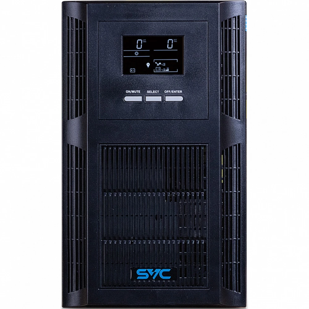 ИБП SVC PT-3K-LCD, 3000ВА/3000Вт, Online, LCD, USB, RS-232, SMART — 5