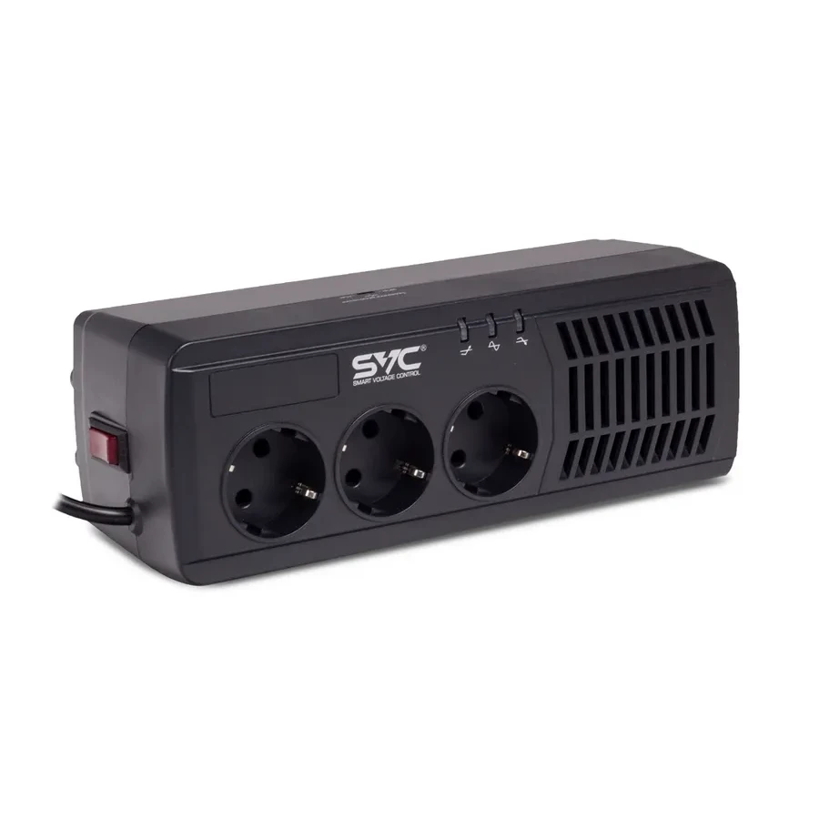 Стабилизатор SVC AVR-1005-U, 600ВА/300Вт Schuko