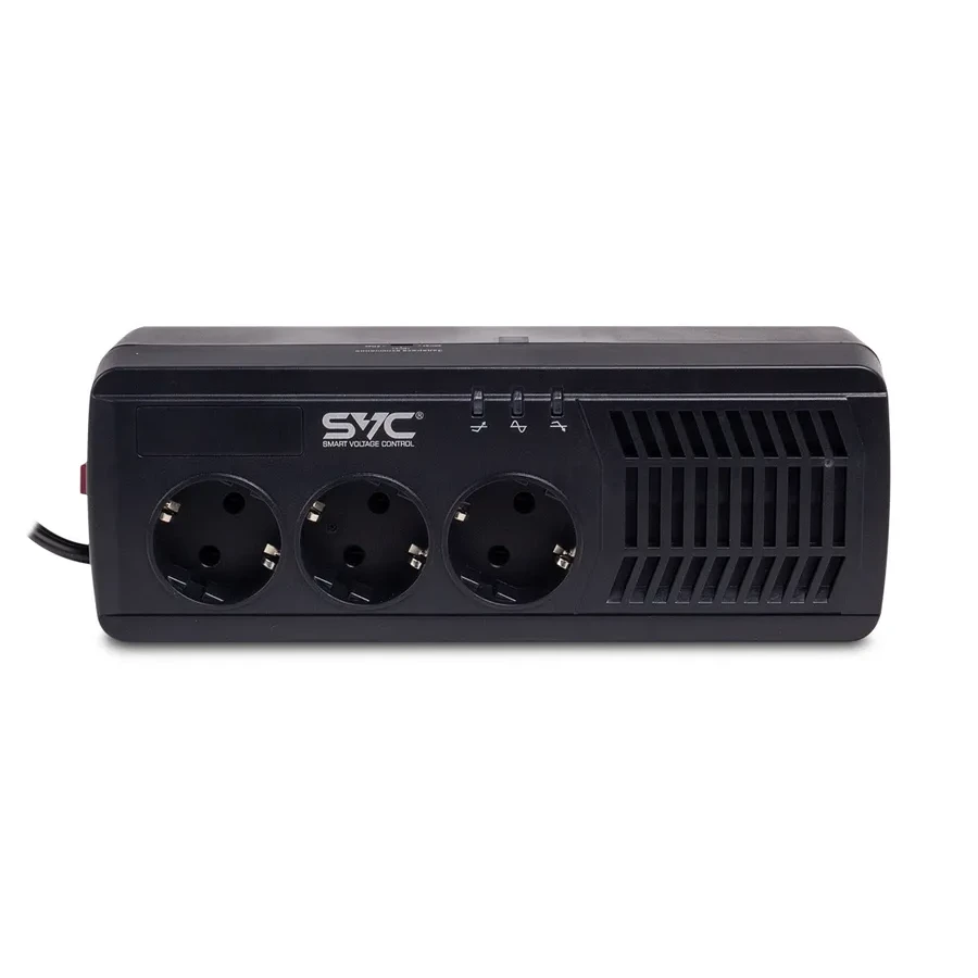 Стабилизатор SVC AVR-1005-U, 600ВА/300Вт Schuko — 2