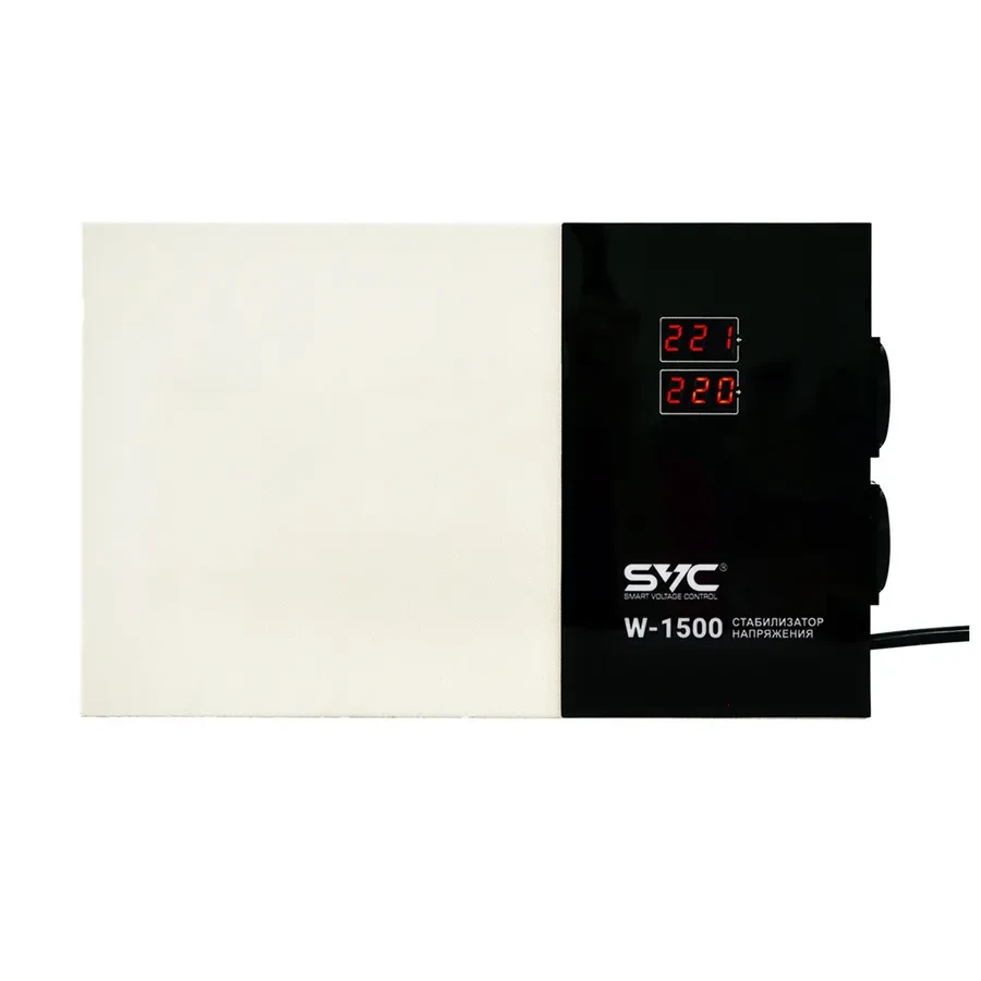 Стабилизатор SVC W-1500, 1500ВА/1500Вт LED дисплей — 2