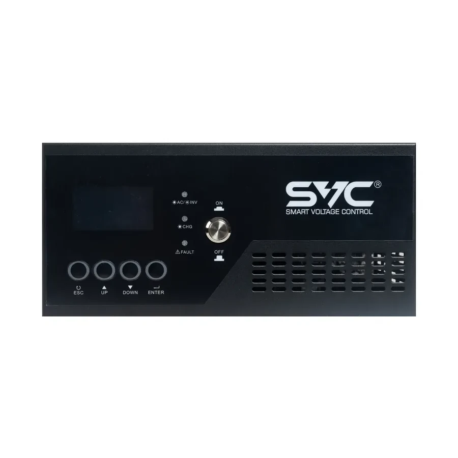 Инвертор SVC ES-1000-LCD, 1100ВА/800Вт, черный — 2