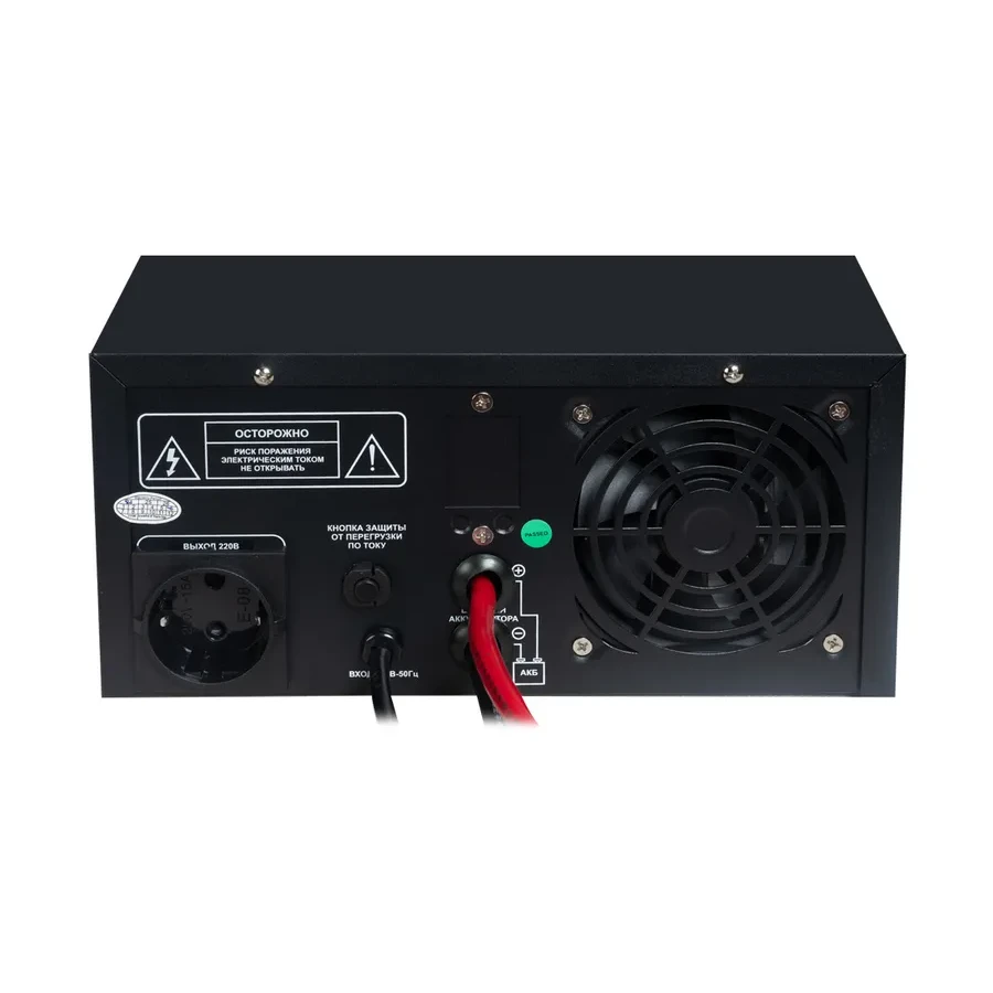 Инвертор SVC ES-1000-LCD, 1100ВА/800Вт, черный — 3