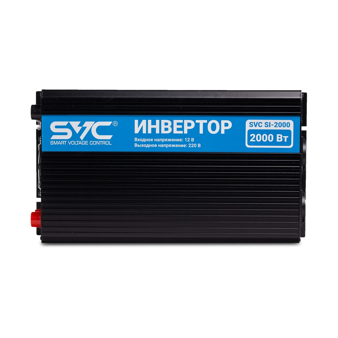 Инвертор SVC SI-2000, 2000ВА/2000Вт, USB, черный — 2