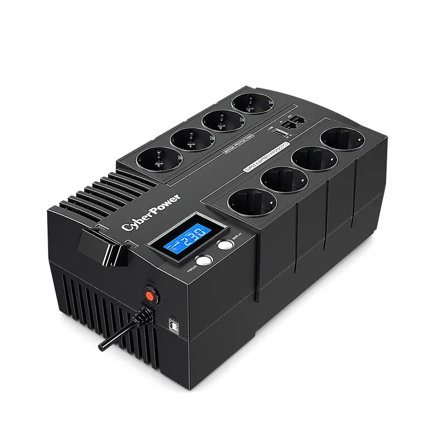 ИБП CyberPower BR700ELCD, линейный, 700ВА/420Вт, LCD