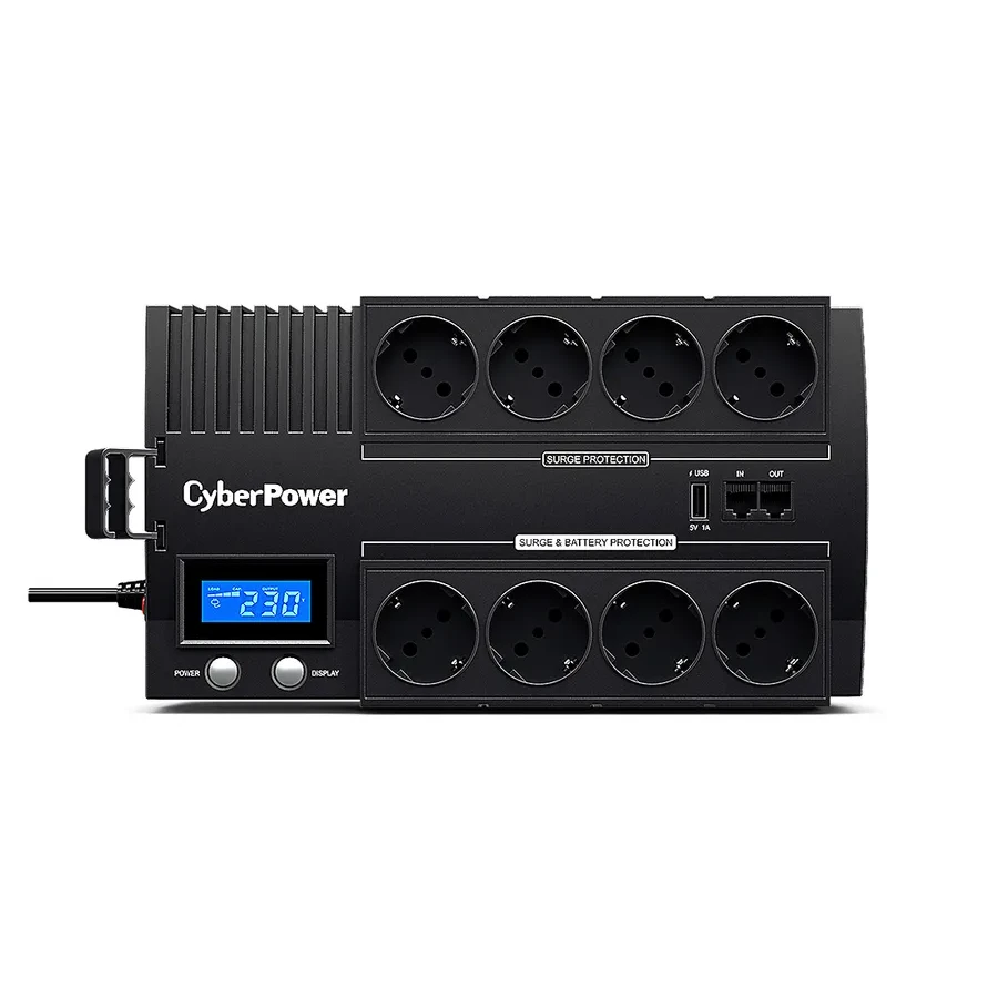 ИБП CyberPower BR700ELCD, линейный, 700ВА/420Вт, LCD — 2