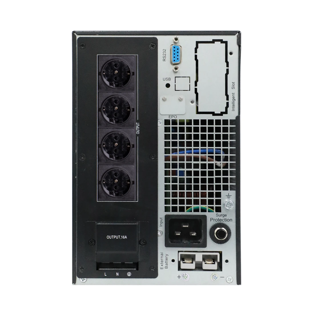 ИБП SVC PTX-3KLN-LCD, 3000ВА/3000Вт, Online, LCD — 3