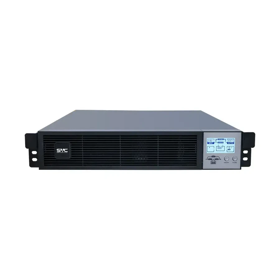 ИБП SVC RT-1KLN-LCD, 1000ВА/1000Вт, стоечный 19" — 2