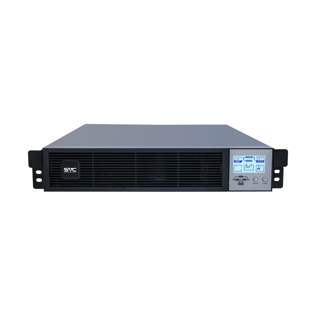 ИБП SVC RT-2KLN-LCD, 2000ВА/2000Вт, стоечный 19" — 2
