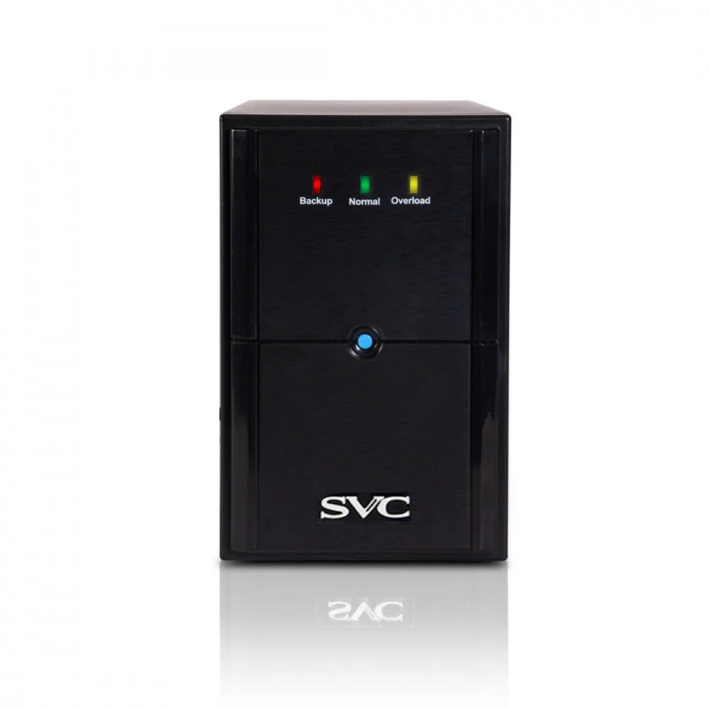 ИБП UPS SVC V-1200-L, AVR, 1200VA/720W, 12V/7Ah*2, (3) Schuko — 5