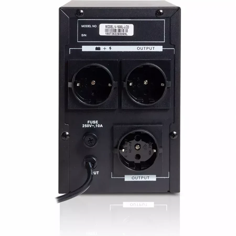 ИБП UPS SVC V-1500-L, AVR, 1500VA/900W, 12V/9Ah*2, (3) Schuko — 2