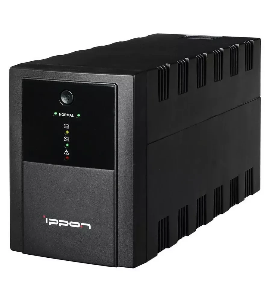 ИБП Ippon Back Basic 1500, 1500VA, 900Вт, AVR 162-280В, 6хС13, управление по USB, без комлекта кабелей — 2