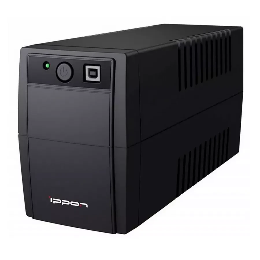 ИБП Ippon Back Basic 650, 650VA, 360Вт, AVR 162-285В, 3хС13, управление по USB, без комлекта кабелей