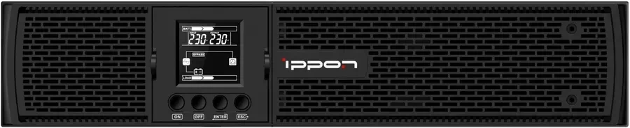 ИБП Ippon Innova RTB 1500, 1500 ВА, 1350 Вт, AVR 165-290В, 8xIEC C13, управление по USB/COM