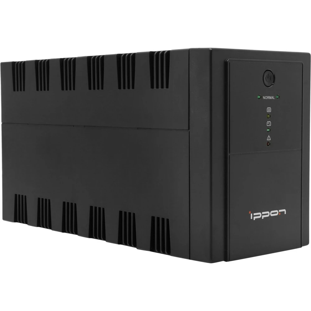 ИБП Ippon Back Basic 2200, 2200VA, 1320Вт, AVR 162-280В, 6хС13, управление по USB, без комлекта кабелей — 2
