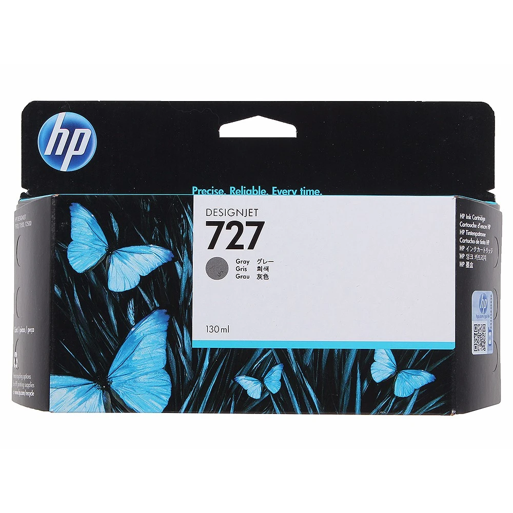 Картридж HP 727, 130ml, серый, DesignJet — 3