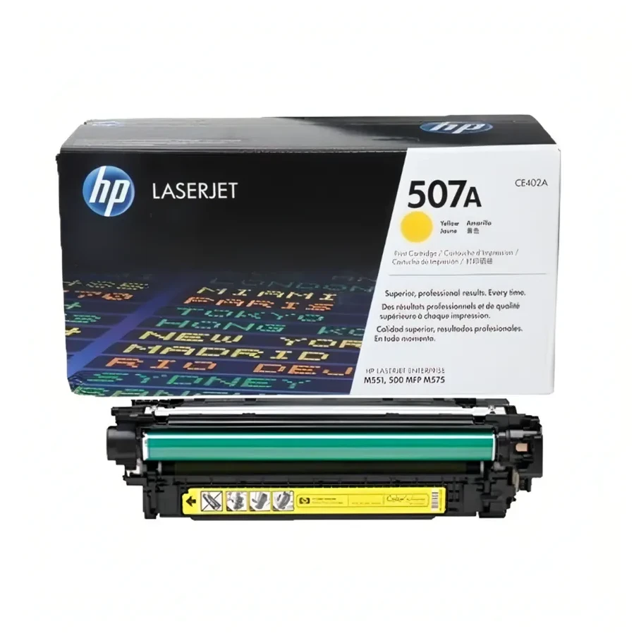 Картридж HP 507A, жёлтый, Color LaserJet M551