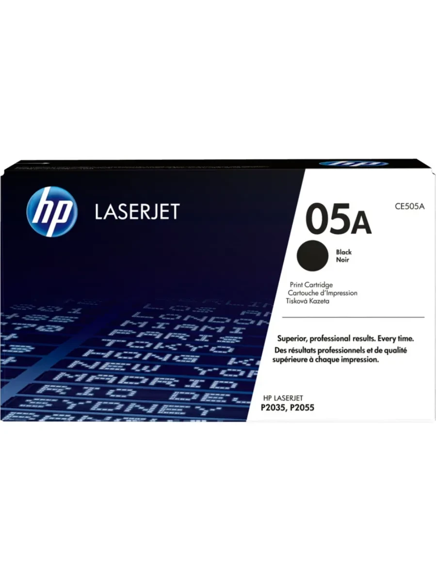 Картридж HP LaserJet, чёрный, P2035/P2055