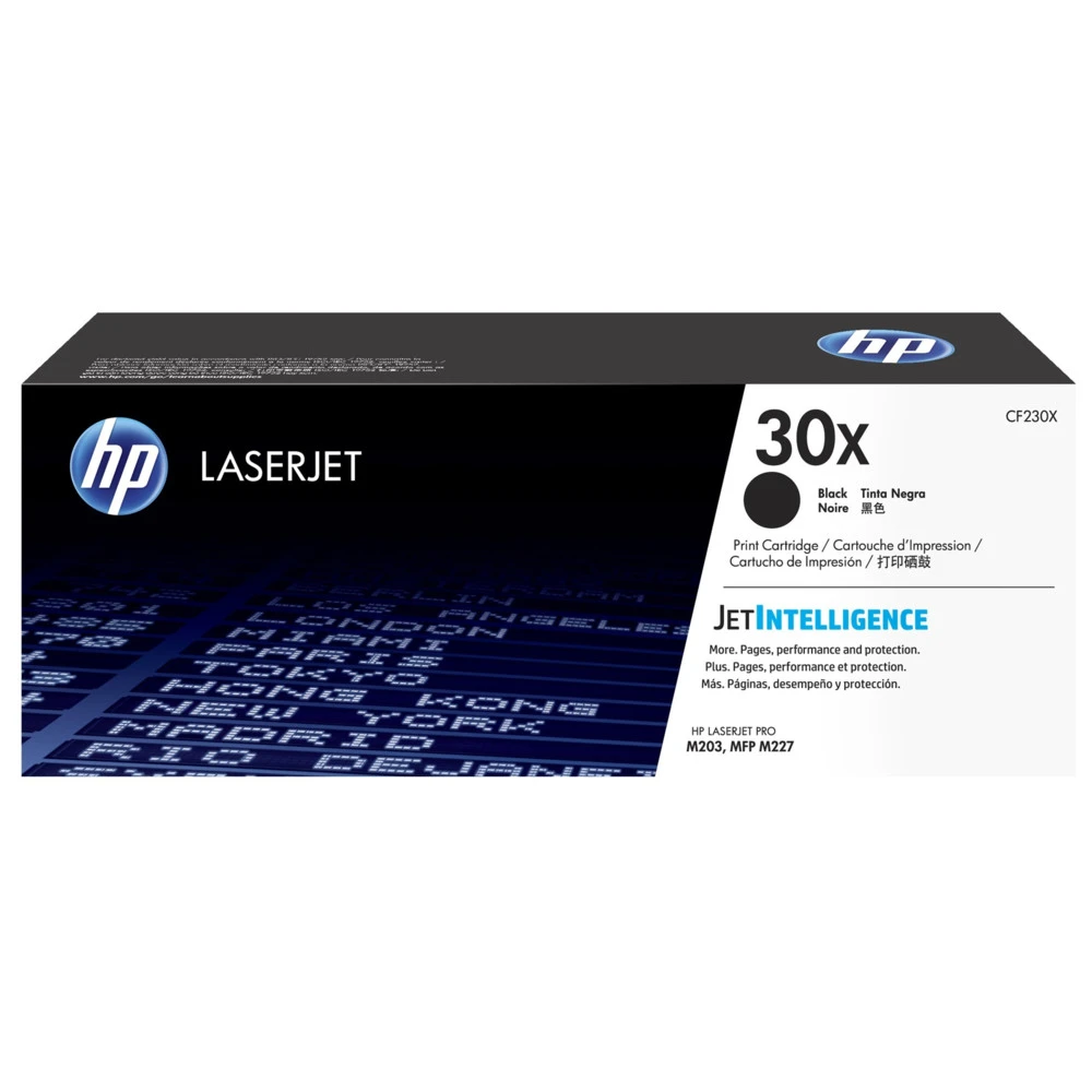 Картридж HP 30X, чёрный, LaserJet Pro M203