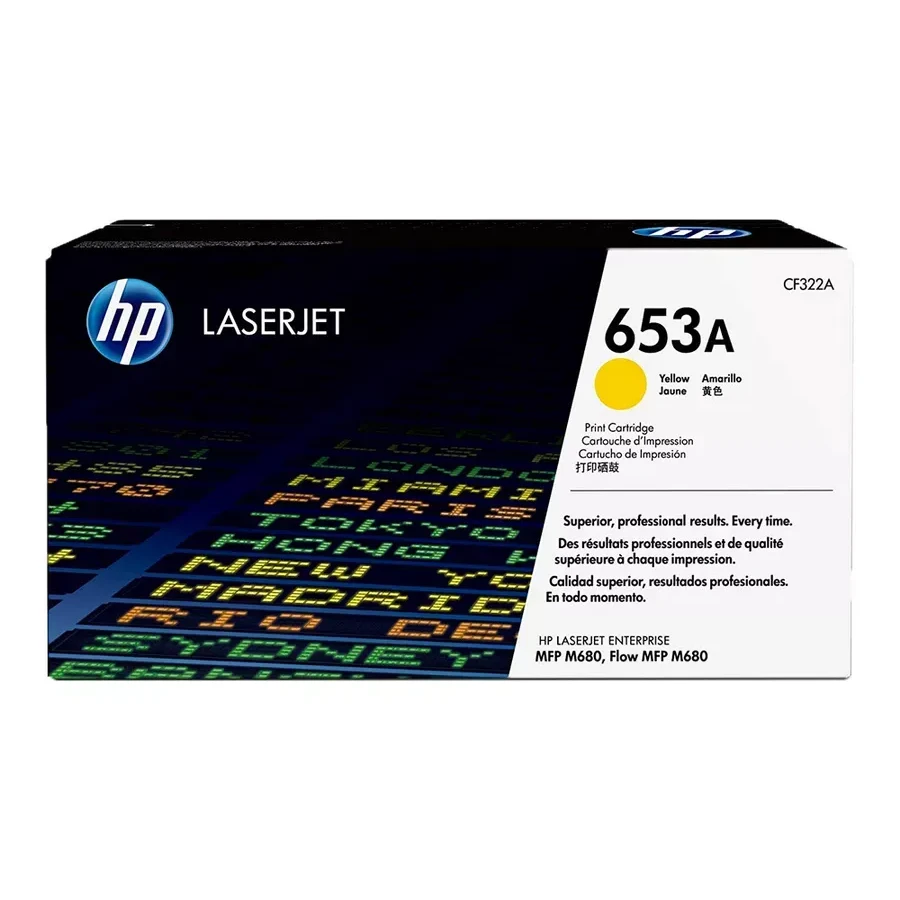 Картридж HP 653A Yellow для Color LaserJet M680