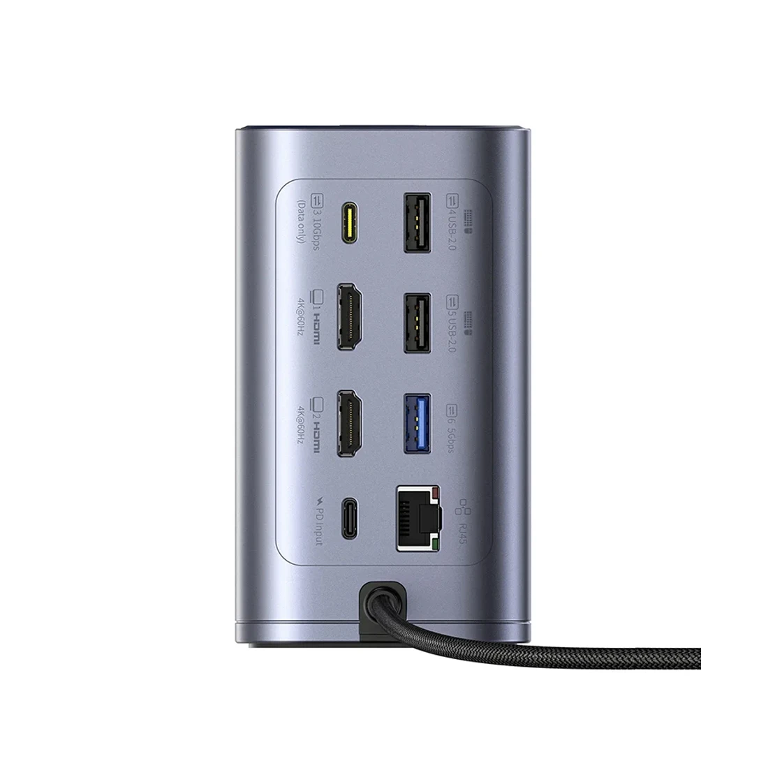 Док-станция Baseus NU1 Air Spacemate 12-in-1 Grey (B00568103813-00) — 3