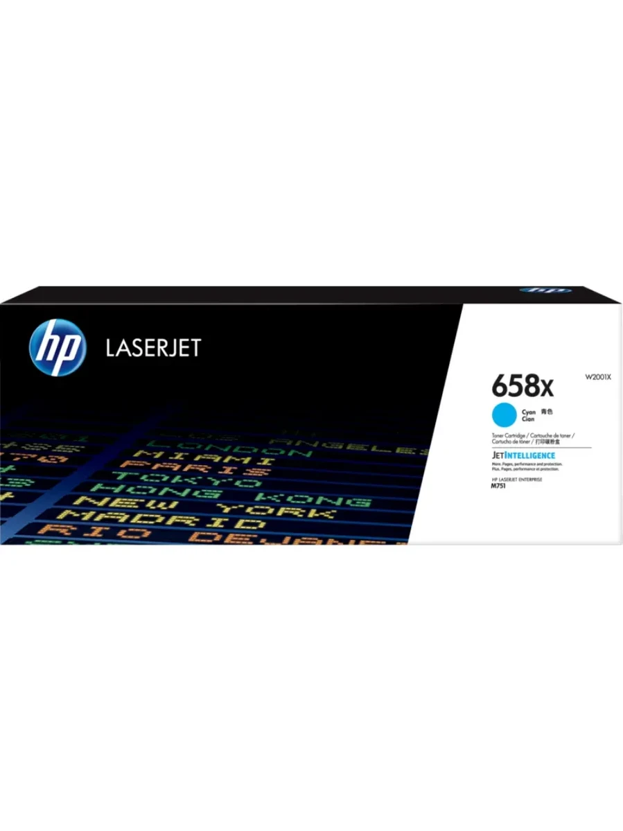 Картридж HP 658X Cyan LaserJet для HP Color LaserJet M751