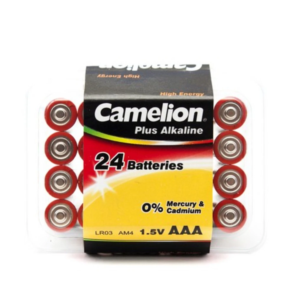 Батарейка CAMELION AAA, 1.5V, 1250 mAh, щелочная — 2