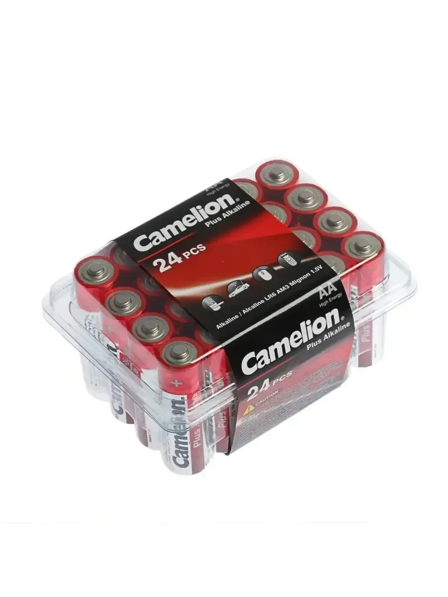 Батарейка CAMELION AA, 1.5V, 2700 mAh, щелочная — 2