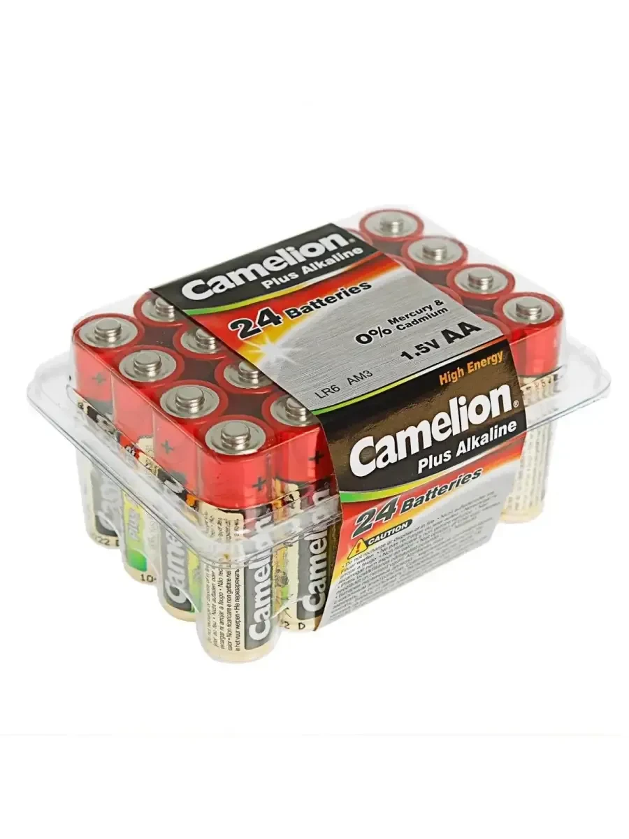 Батарейка CAMELION AA, 1.5V, 2700 mAh, щелочная — 3