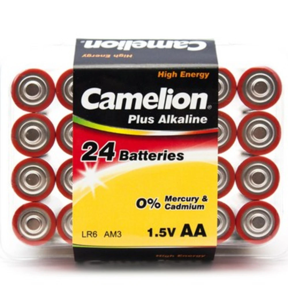 Батарейка CAMELION AA, 1.5V, 2700 mAh, щелочная — 4