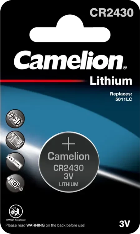 Батарейка Camelion CR2430, 3V, литиевая, 1 шт — 2
