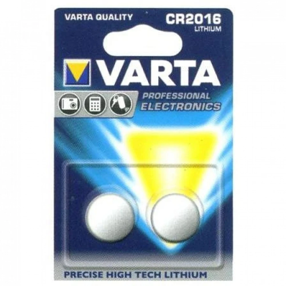 Батарейка Varta CR2016, 3V, литиевая, 1 шт — 2