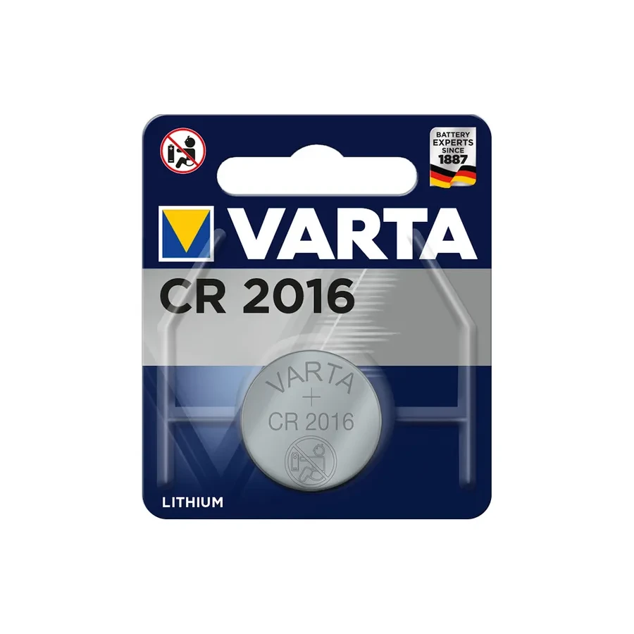 Батарейка Varta CR2016, 3V, литиевая, 1 шт — 4