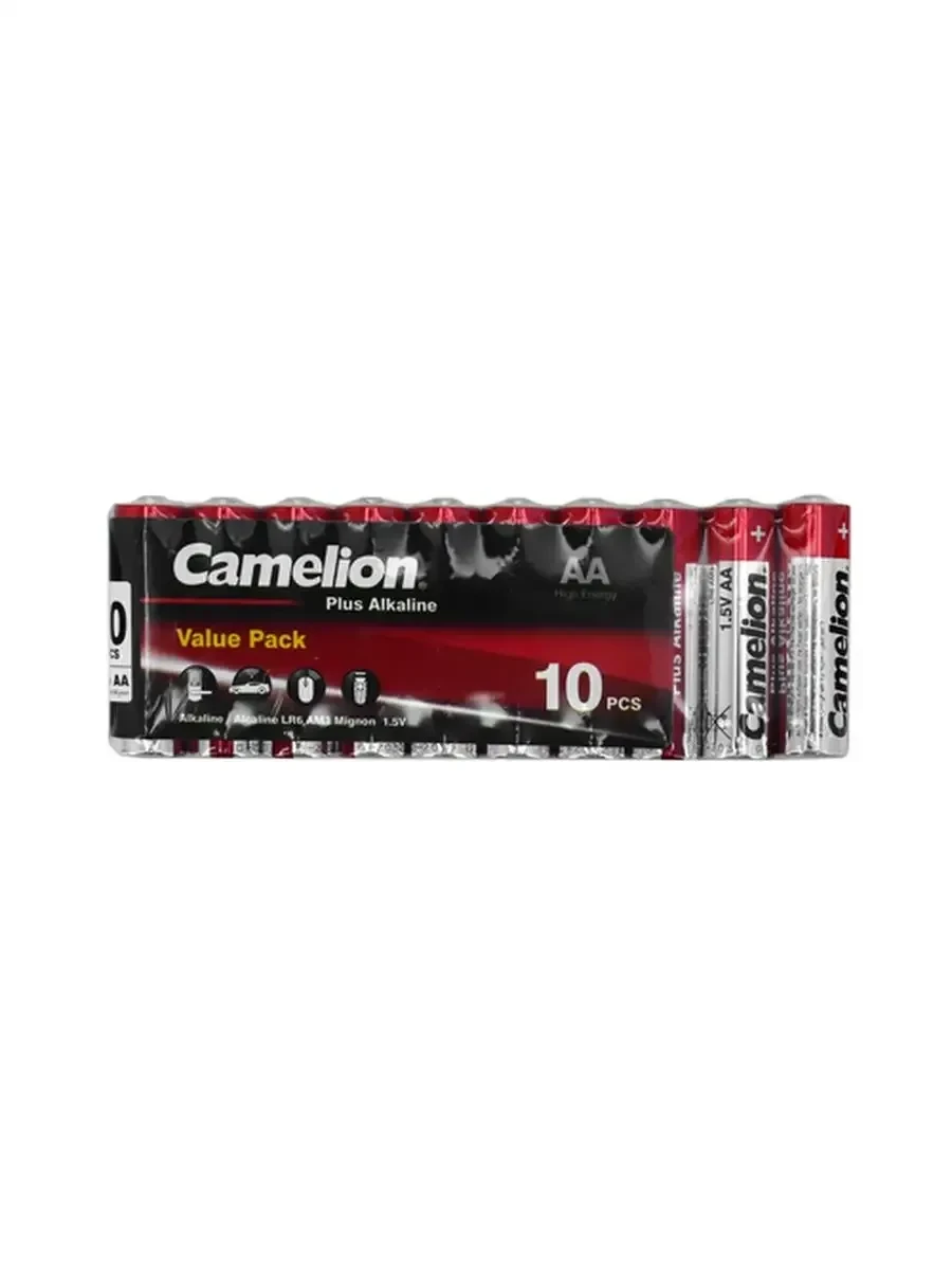 Батарейка CAMELION LR6-SP10-DA, AA 1.5V 2700mAh Plus Alkaline, 10шт