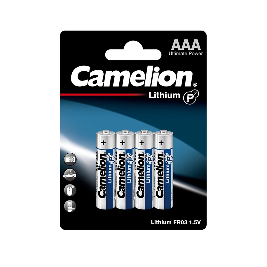 Батарейки Camelion AAA, литиевые, 4 шт