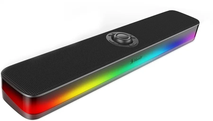 Саундбар Bloody S10, Bluetooth 5.3, RGB, 10W, чёрный