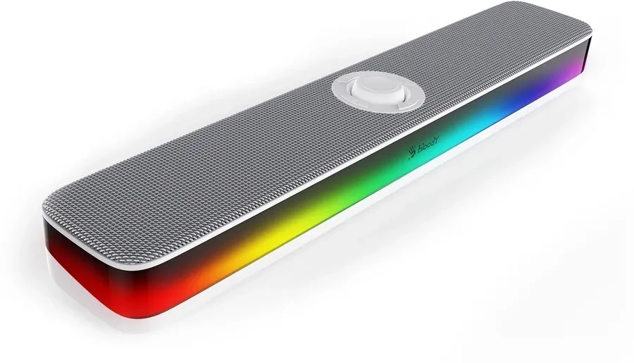 Саундбар Bloody S10, Bluetooth 5.3, RGB, 10W, белый