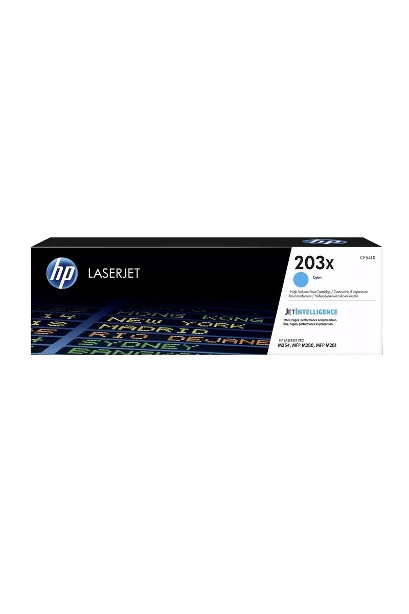 Картридж лазерный HP CF541X 203X, голубой