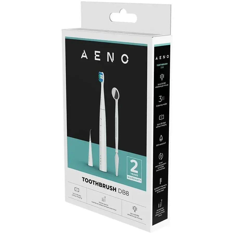 AENO DB8 электрическая зубная щётка, белая — 5