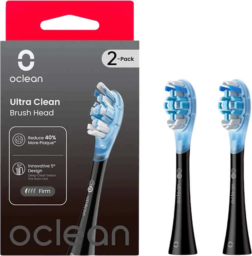 Сменные щетки Oclean Ultra Clean, 2 шт, черные — 2