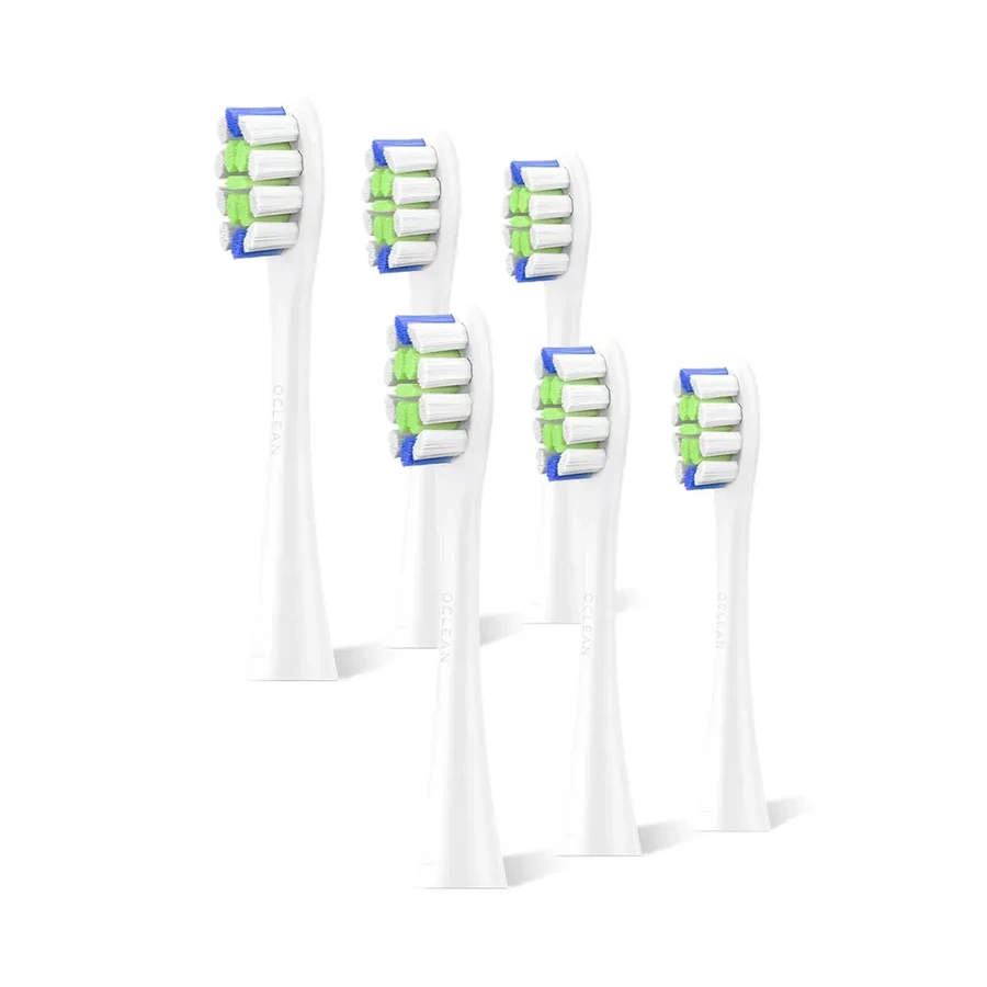 Сменные щетки Oclean Plaque Control, 6 шт, белые