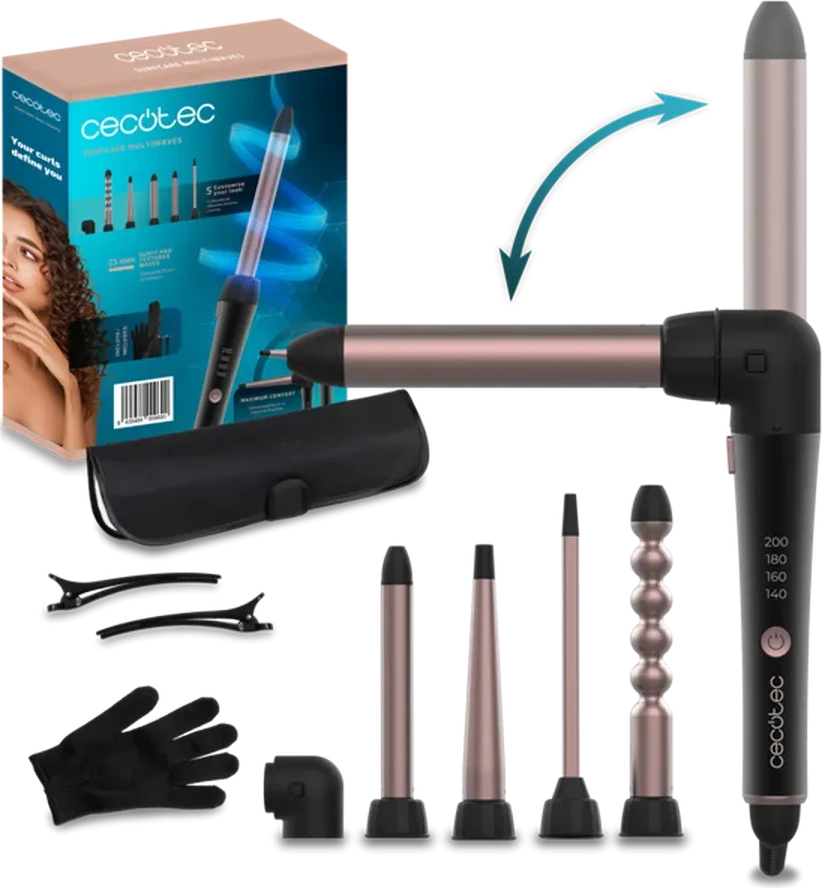 Плойка Cecotec SurfCare MultiWaves черная
