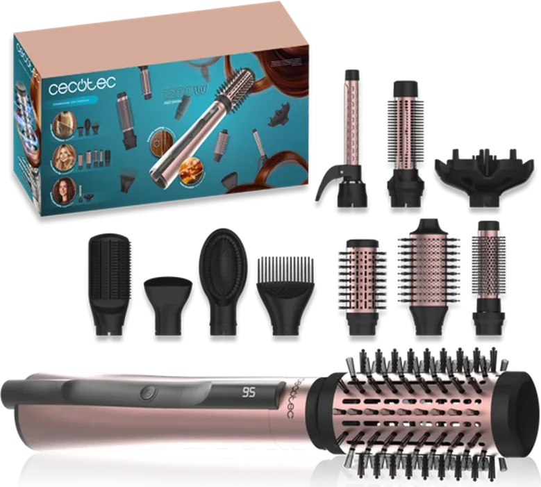 Стайлер Cecotec CeramicCare AirBrush (10в1) бронзовый — 2