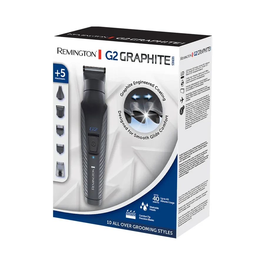 Машинка для стрижки Remington PG2000, 5 насадок, аккумулятор — 2