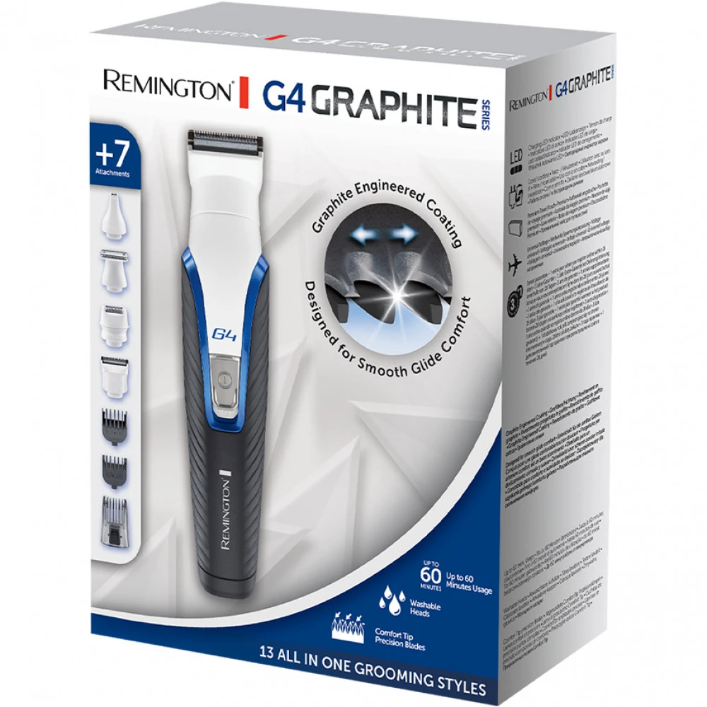 Машинка для стрижки Remington PG4000, 7 насадок, аккумулятор/сеть — 3