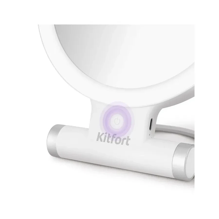 Косметическое зеркало Kitfort КТ-4131, 5 Вт, диаметр 153 мм — 2