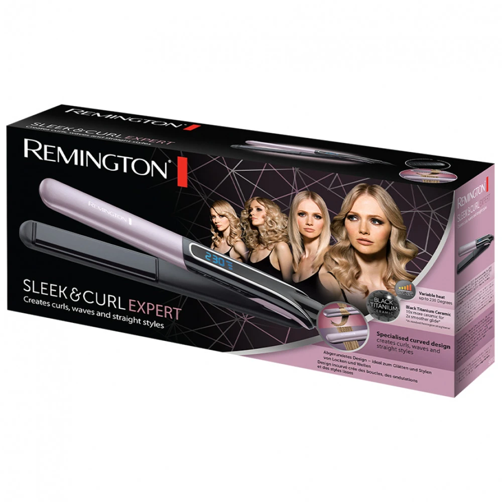 Выпрямитель для волос Remington S6700, 45W, 9 режимов, сиреневый — 3